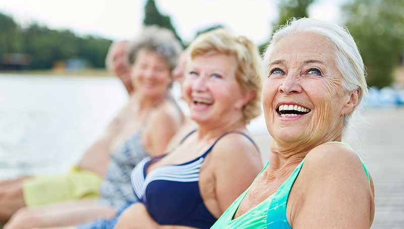 senior women enjoying life after a chiropractic adjustment from a Wilmington Chiropractor at Cowan Chiropractic & Rehabilitation