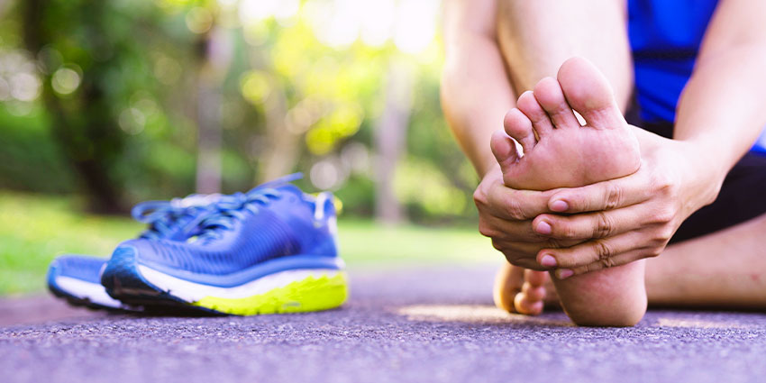 patient needing plantar fasciitis chiropractor in Wilmington
