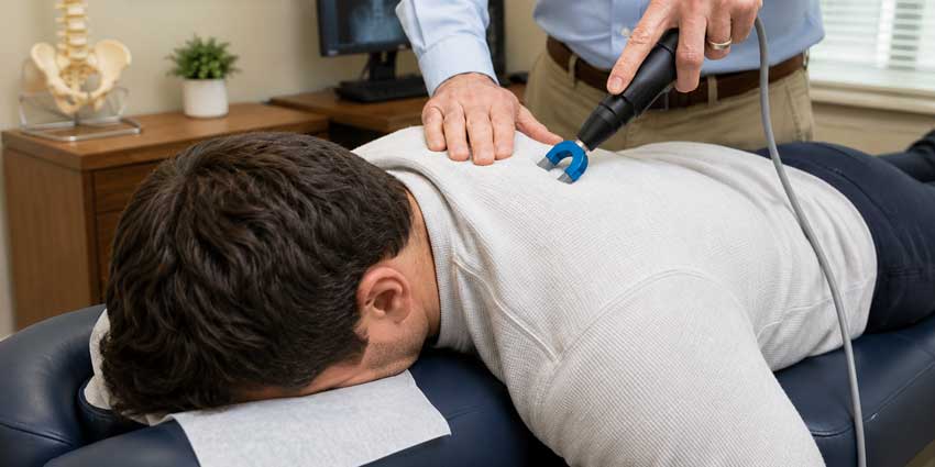 patient receiving pro adjuster technique in Wilmington