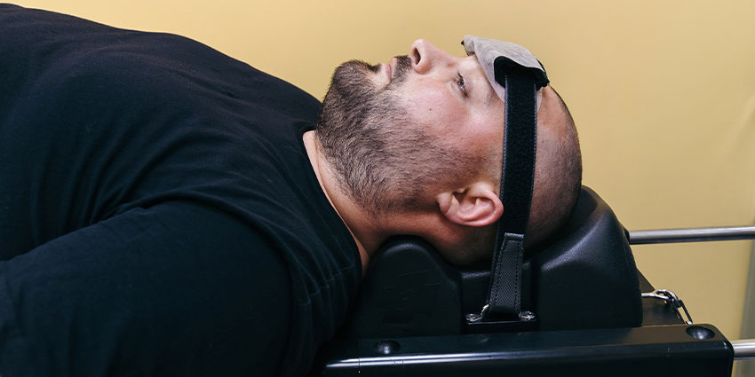 patient receiving spinal decompression in Wilmington